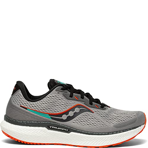 Saucony Triumph 19 Running Shoe - Men's Alloy/Fire Shoe Deals Outlet