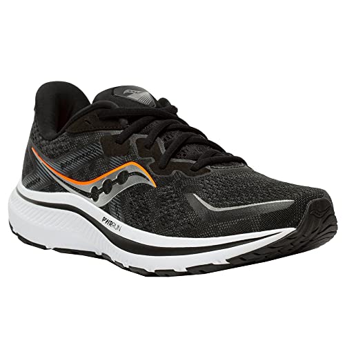 Saucony Triumph 19 Running Shoe - Men's Black/White Shoe Deals Outlet