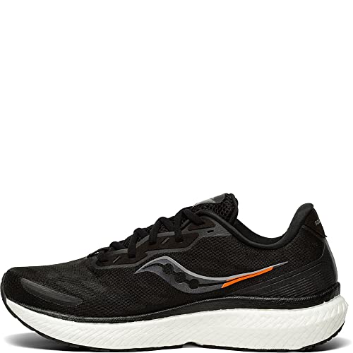 Saucony Triumph 19 Running Shoe - Men's Black/White Shoe Deals Outlet
