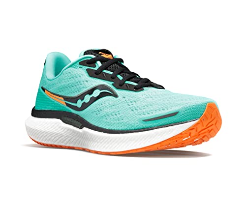 Saucony Triumph 19 Running Shoe - Men's Coolmint/Zest Shoe Deals Outlet