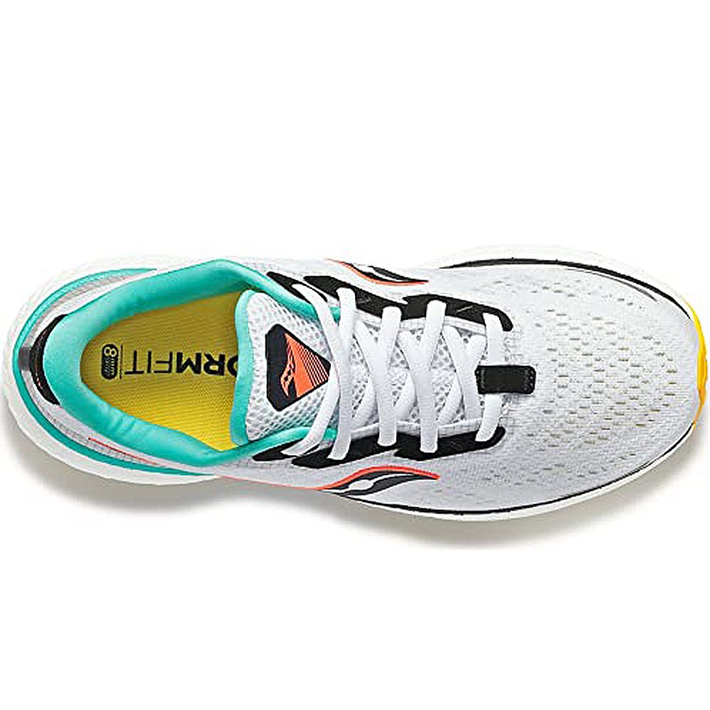 Saucony Triumph 19 Running Shoe - Women's White/Black/Vizi Shoe Deals Outlet