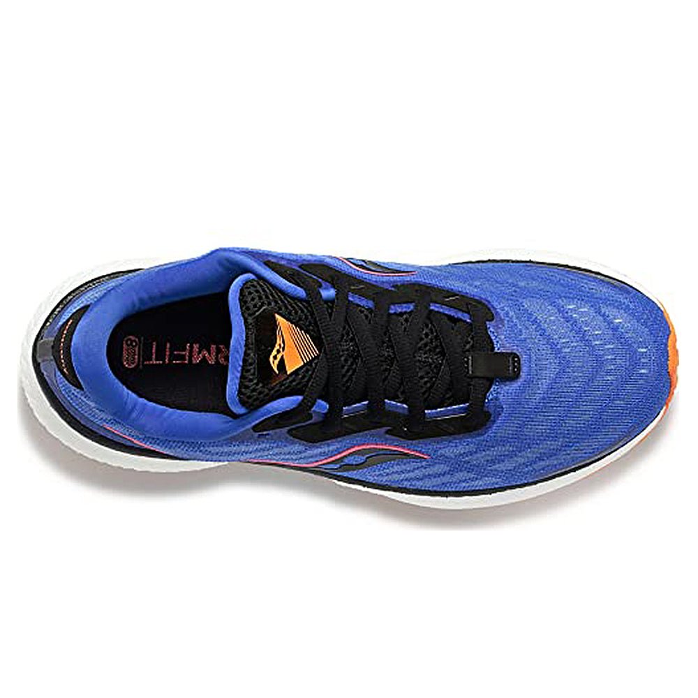 Saucony Triumph 19 Running Shoe - Women's Blue Raz/Zest Shoe Deals Outlet