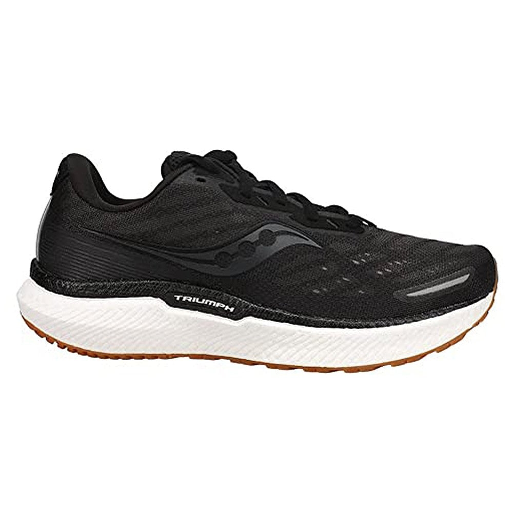 Saucony Triumph 19 Running Shoe - Women's Black/Gum Shoe Deals Outlet