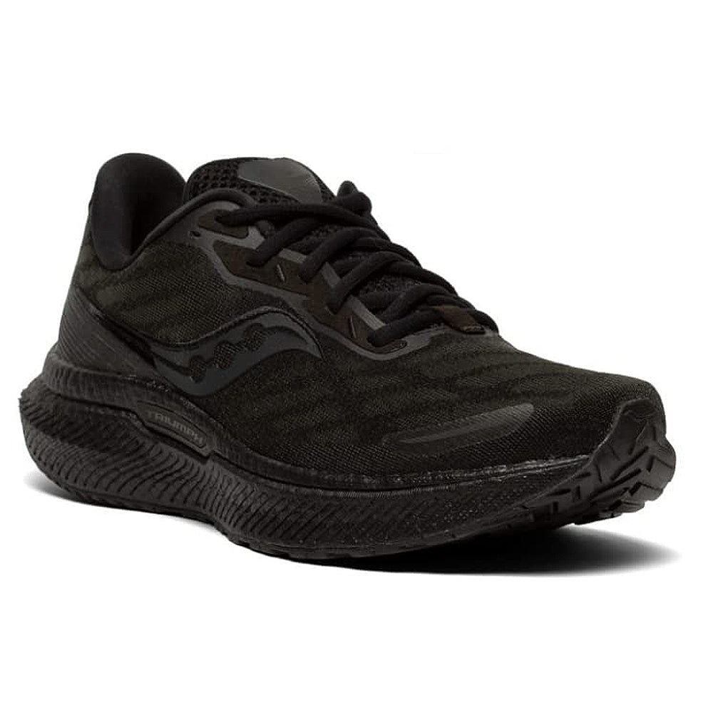Saucony Triumph 19 Running Shoe - Women's Black/Black/Black Shoe Deals Outlet