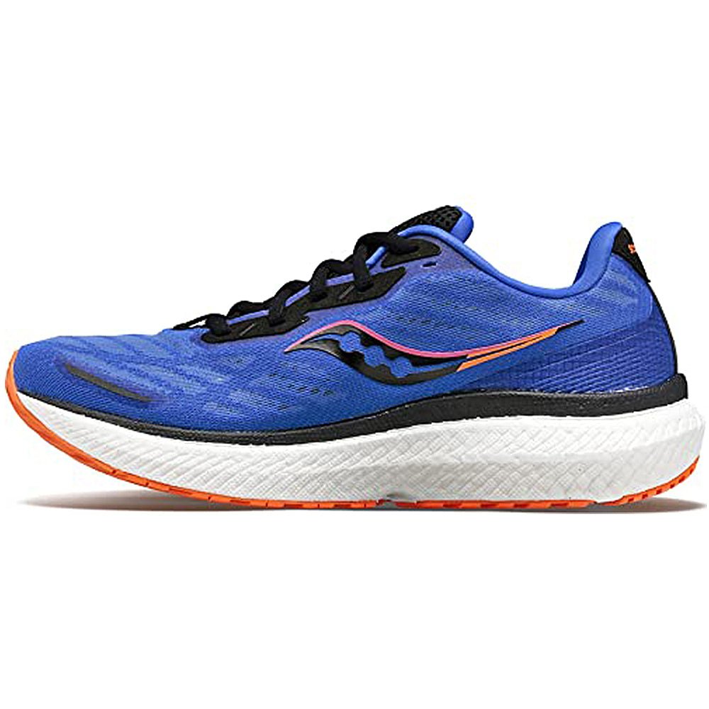 Saucony Triumph 19 Running Shoe - Women's Blue Raz/Zest Shoe Deals Outlet