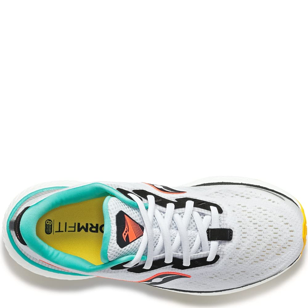 Saucony Triumph 19 - Women's White/Black/Vizi Shoe Deals Outlet