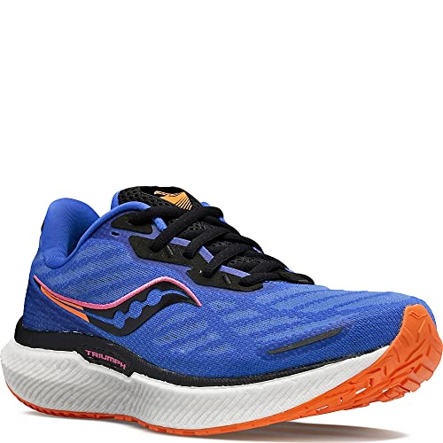Saucony Triumph 19 - Women's Blue Raz/Zest Shoe Deals Outlet