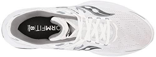 Saucony Triumph 20 Running Shoe - Men's White/Black Shoe Deals Outlet