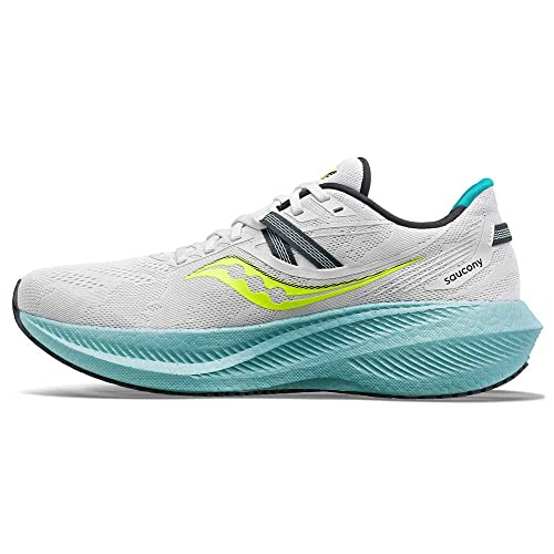 Saucony Triumph 20 Running Shoe - Men's Fog/Mineral Shoe Deals Outlet