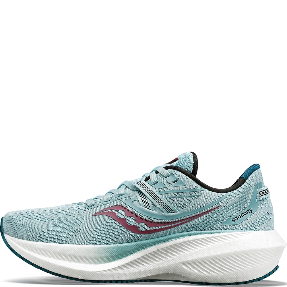 Saucony Triumph 20 - Women's Mineral/Berry Shoe Deals Outlet
