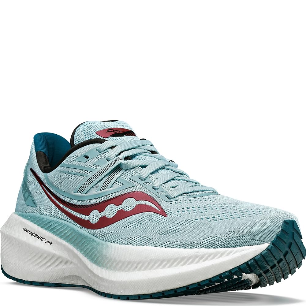 Saucony Triumph 20 - Women's Mineral/Berry Shoe Deals Outlet