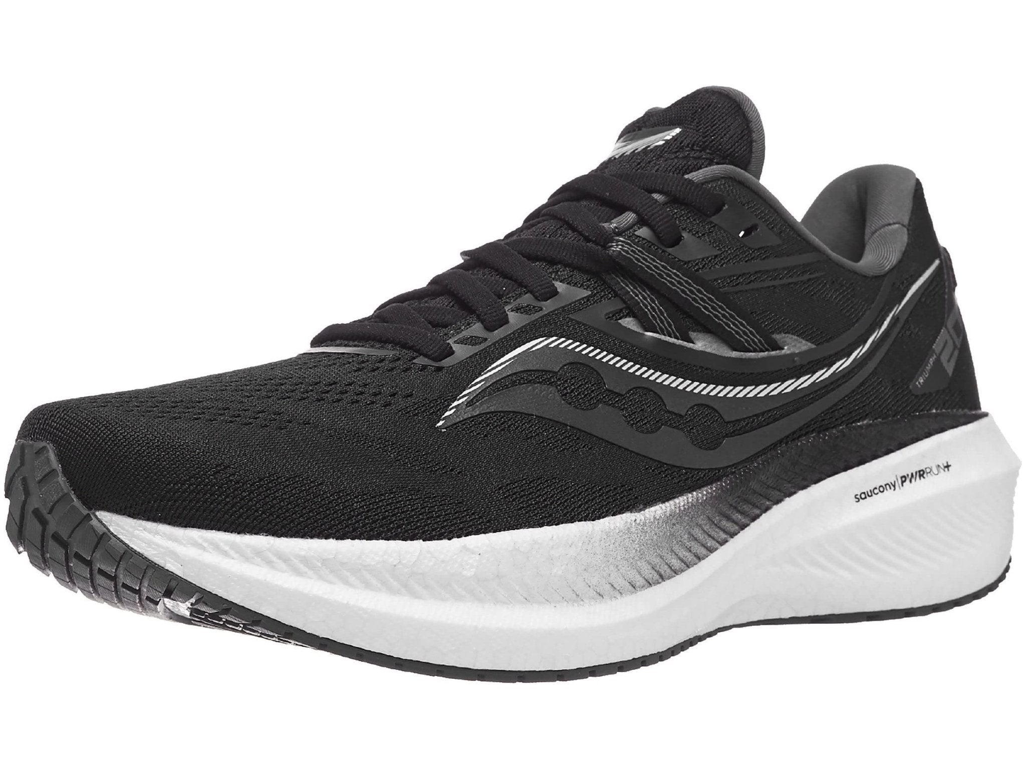 Saucony Triumph 20 - Women's Black/White Shoe Deals Outlet