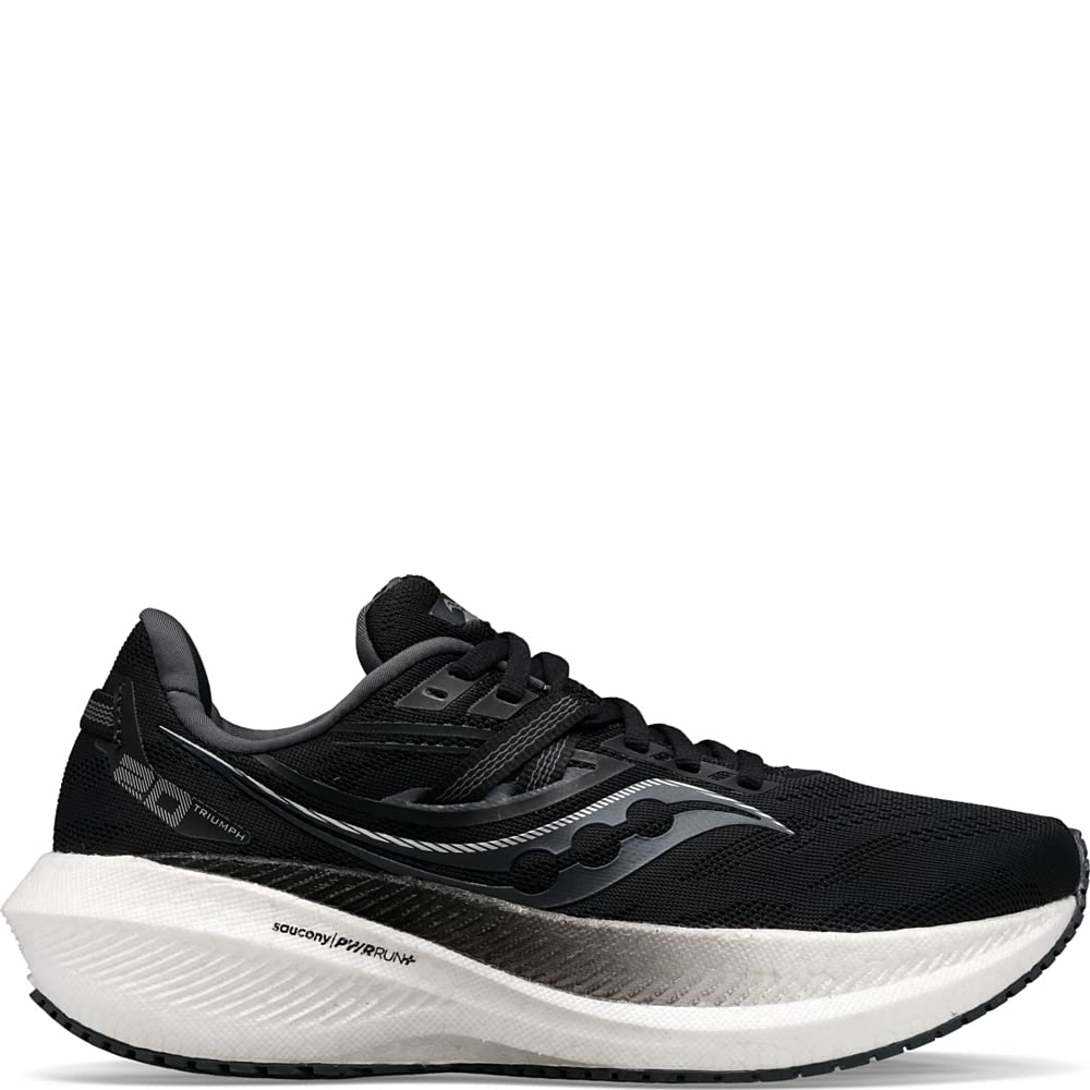 Saucony Triumph 20 - Women's Black/White Shoe Deals Outlet