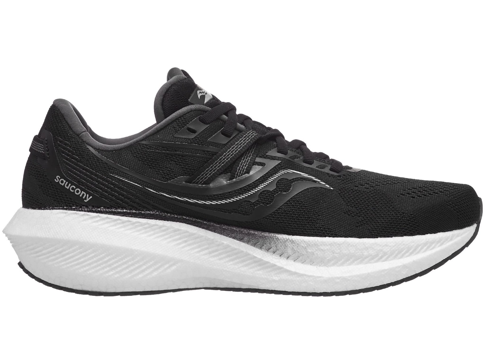 Saucony Triumph 20 - Women's Black/White Shoe Deals Outlet