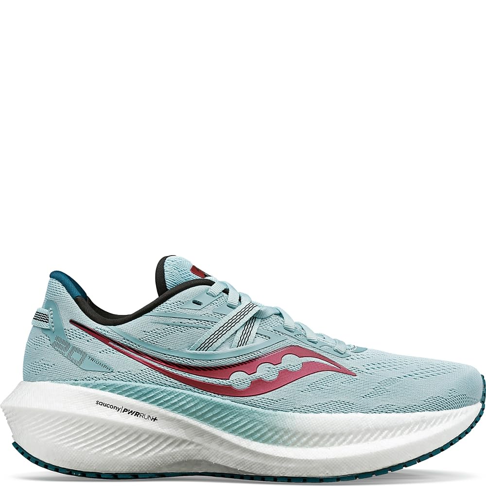 Saucony Triumph 20 - Women's Mineral/Berry Shoe Deals Outlet