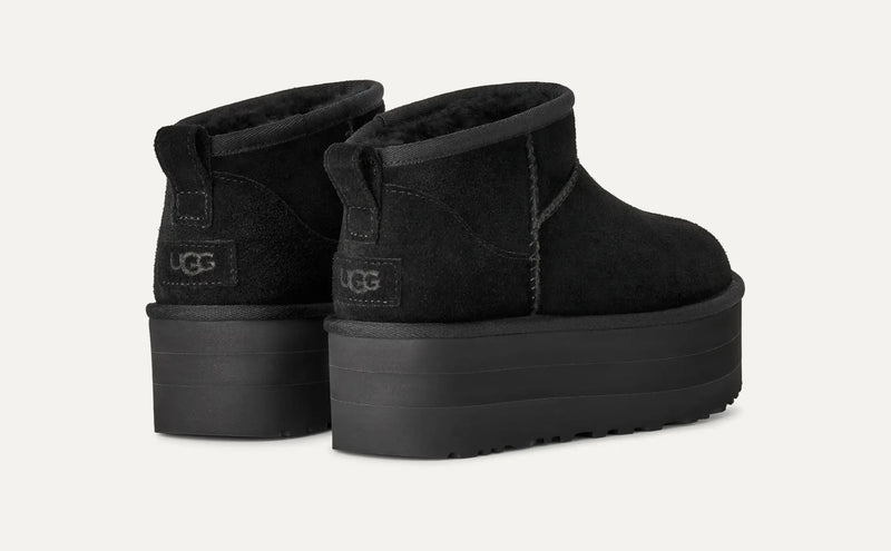UGG Classic Mini Platform Black 8 M 195719883102 Shoe Deals Outlet