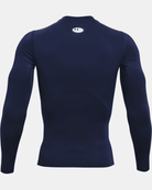 Under Armour HeatGear Compression Long Sleeve Midnight Navy / White Large 194513904464 Shoe Deals Outlet