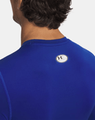 Under Armour HeatGear Compression Long Sleeve Royal / White XL 194513906970 Shoe Deals Outlet