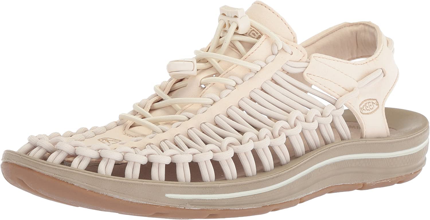 KEEN Uneek - Women's White Cap/Cornstalk Shoe Deals Outlet
