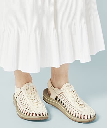 KEEN Uneek - Women's White Cap/Cornstalk Shoe Deals Outlet