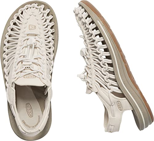 KEEN Uneek - Women's White Cap/Cornstalk Shoe Deals Outlet