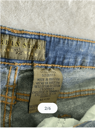 Urban Star Relaxed Fit Straight Leg Stretch Jeans 42 x 30 42x30 Gray 770701265724 Shoe Deals Outlet