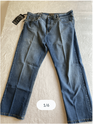 Urban Star Relaxed Fit Straight Leg Stretch Jeans 42 x 30 42x30 Gray 770701265724 Shoe Deals Outlet
