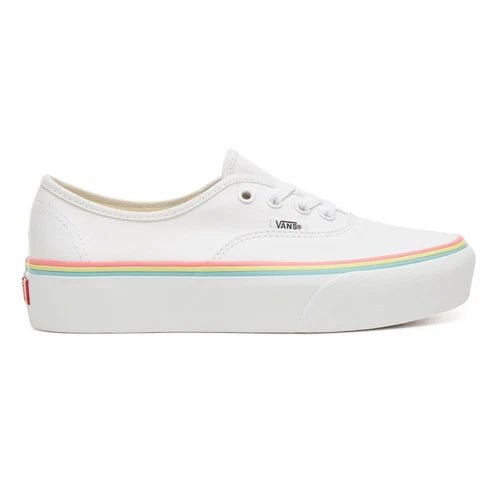 Vans Authentic Platform 2.0 Rainbow Foxing White Men's 4.5 / Women's 6 M 192362286434 Shoe Deals Outlet