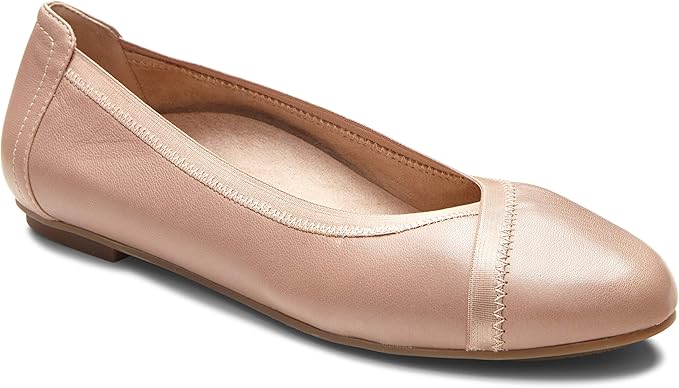 VIONIC Caroll Ballet Flat Tan 6 W 192329054229 Shoe Deals Outlet