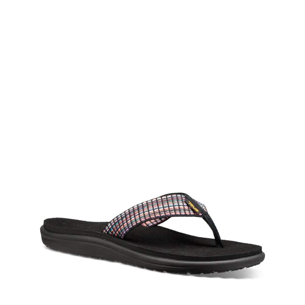 Teva Voya Flip - Women's Bar Street Multi Black Shoe Deals Outlet