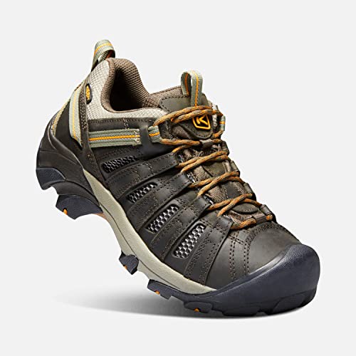 KEEN Voyageur - Men's Black Olive/Inca Gold Shoe Deals Outlet