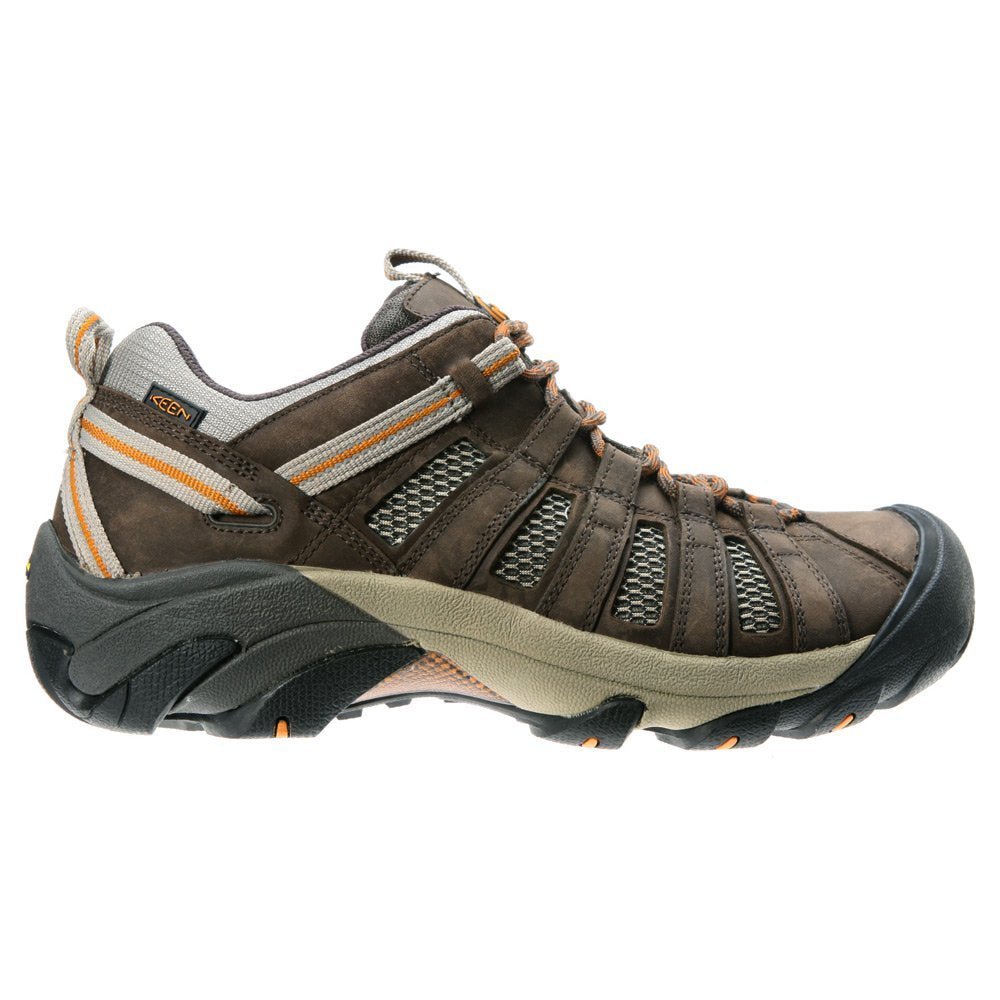KEEN Voyageur - Men's Black Olive/Inca Gold Shoe Deals Outlet