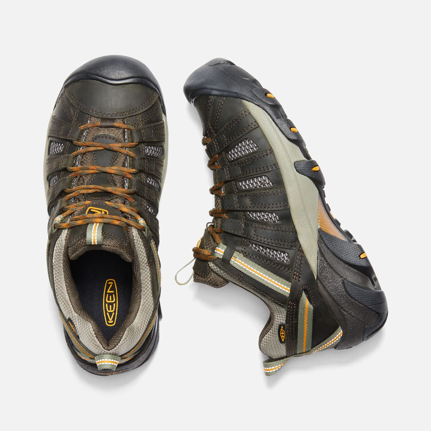 KEEN Voyageur - Men's Black Olive/Inca Gold Shoe Deals Outlet