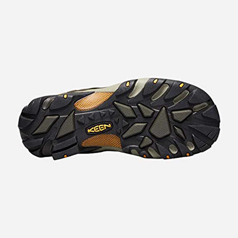 KEEN Voyageur - Men's Black Olive/Inca Gold Shoe Deals Outlet