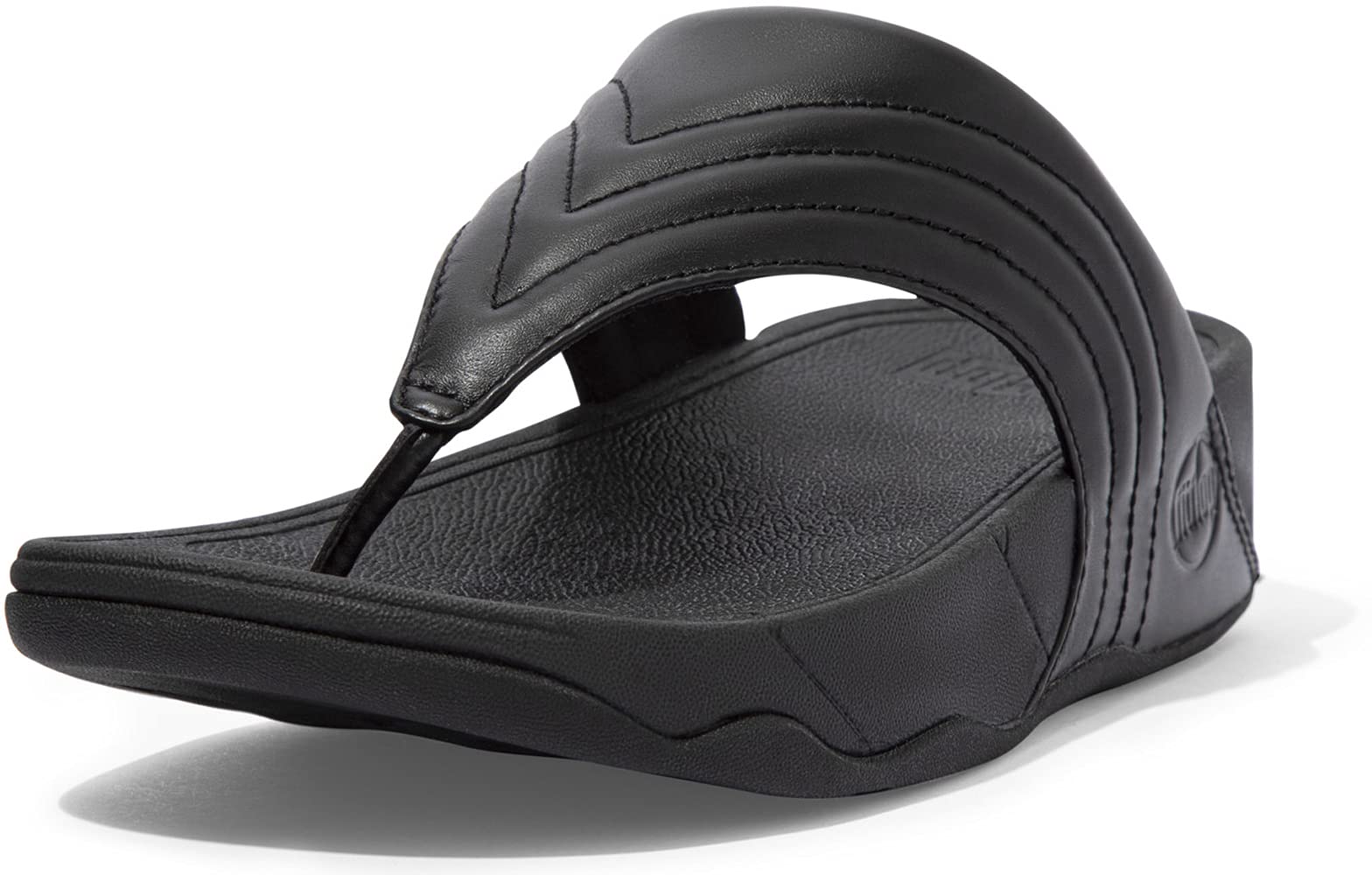 FitFlop Walkstar Toe Post Sandal - Women's All Black Shoe Deals Outlet