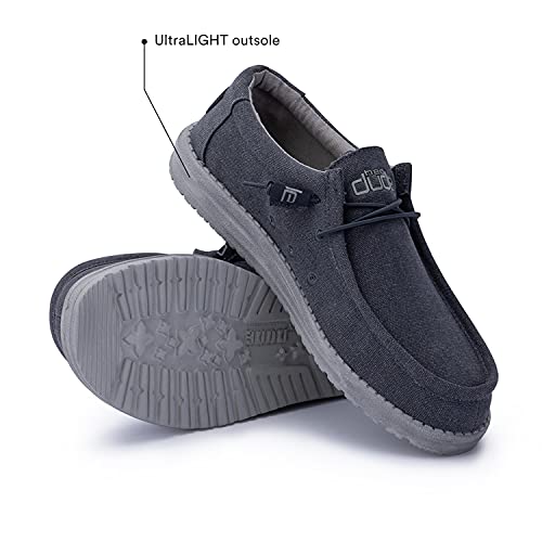 Hey Dude Wally Canvas - Men's Oceano Shoe Deals Outlet