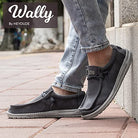 Hey Dude Wally Canvas - Men's Oceano Shoe Deals Outlet