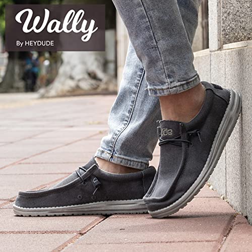 Hey Dude Wally Canvas - Men's Oceano Shoe Deals Outlet