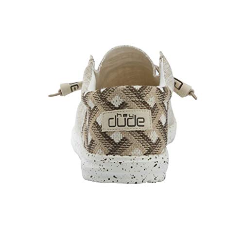 Hey Dude Wally Funk - Men's Aztec Beige Shoe Deals Outlet