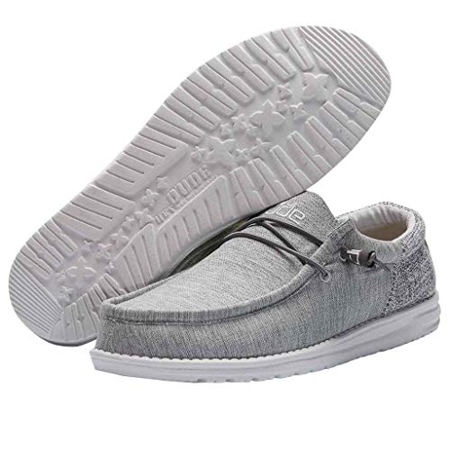 Hey Dude Wally Funk - Men's Magnetite Shoe Deals Outlet