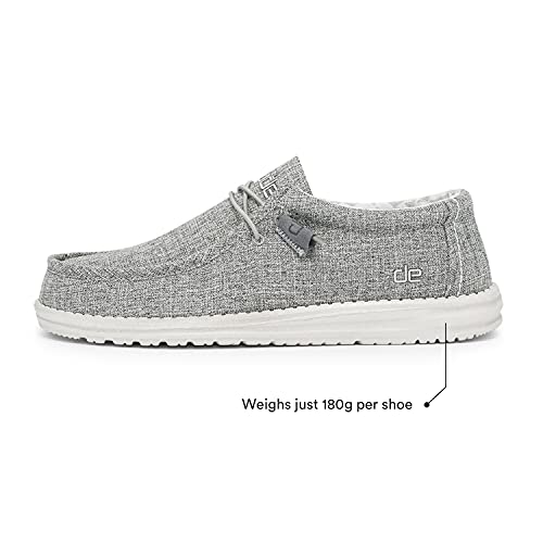 Hey Dude Wally Linen - Men's Iron Shoe Deals Outlet