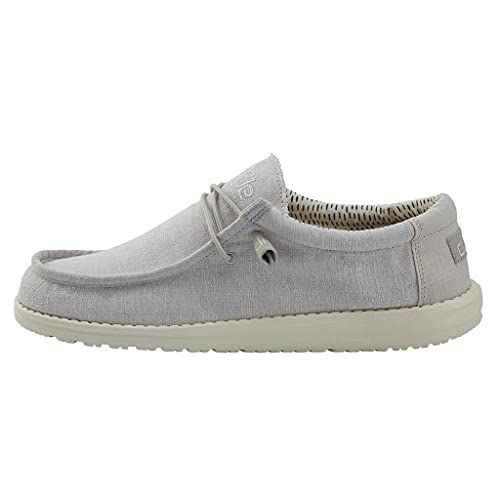 Hey Dude Wally - Men's Chambray Grey Shoe Deals Outlet