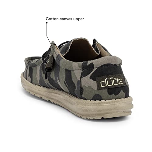 Hey Dude Wally - Men's Camo Shoe Deals Outlet