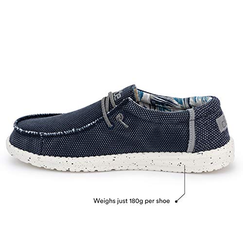 Hey Dude Wally - Men's Kite Navy Shoe Deals Outlet