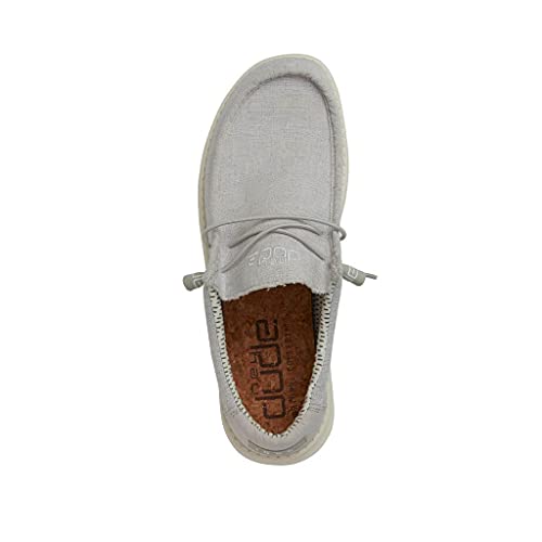 Hey Dude Wally - Men's Chambray Grey Shoe Deals Outlet
