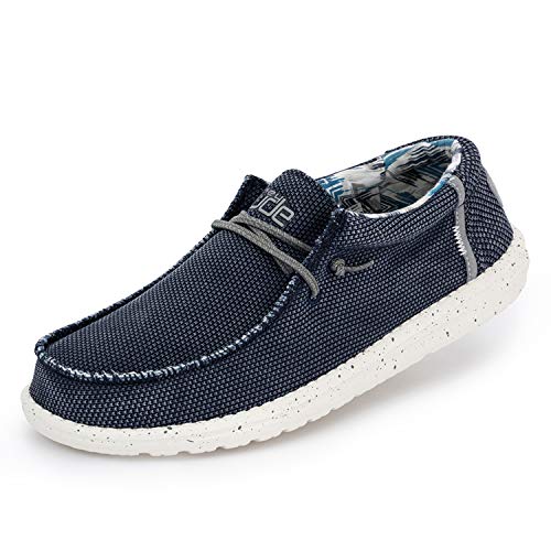 Hey Dude Wally - Men's Kite Navy Shoe Deals Outlet