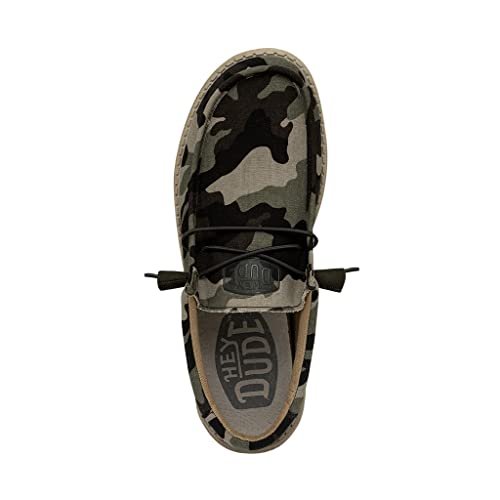 Hey Dude Wally - Men's Army Camo Shoe Deals Outlet