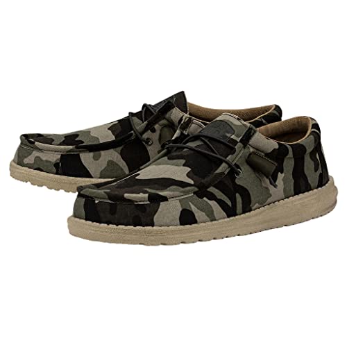 Hey Dude Wally - Men's Army Camo Shoe Deals Outlet