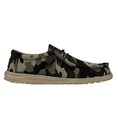 Hey Dude Wally - Men's Army Camo Shoe Deals Outlet