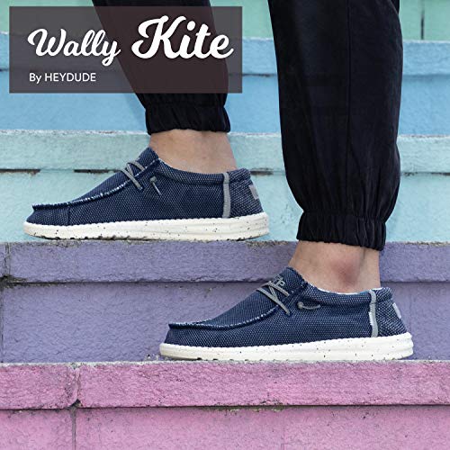 Hey Dude Wally - Men's Kite Navy Shoe Deals Outlet